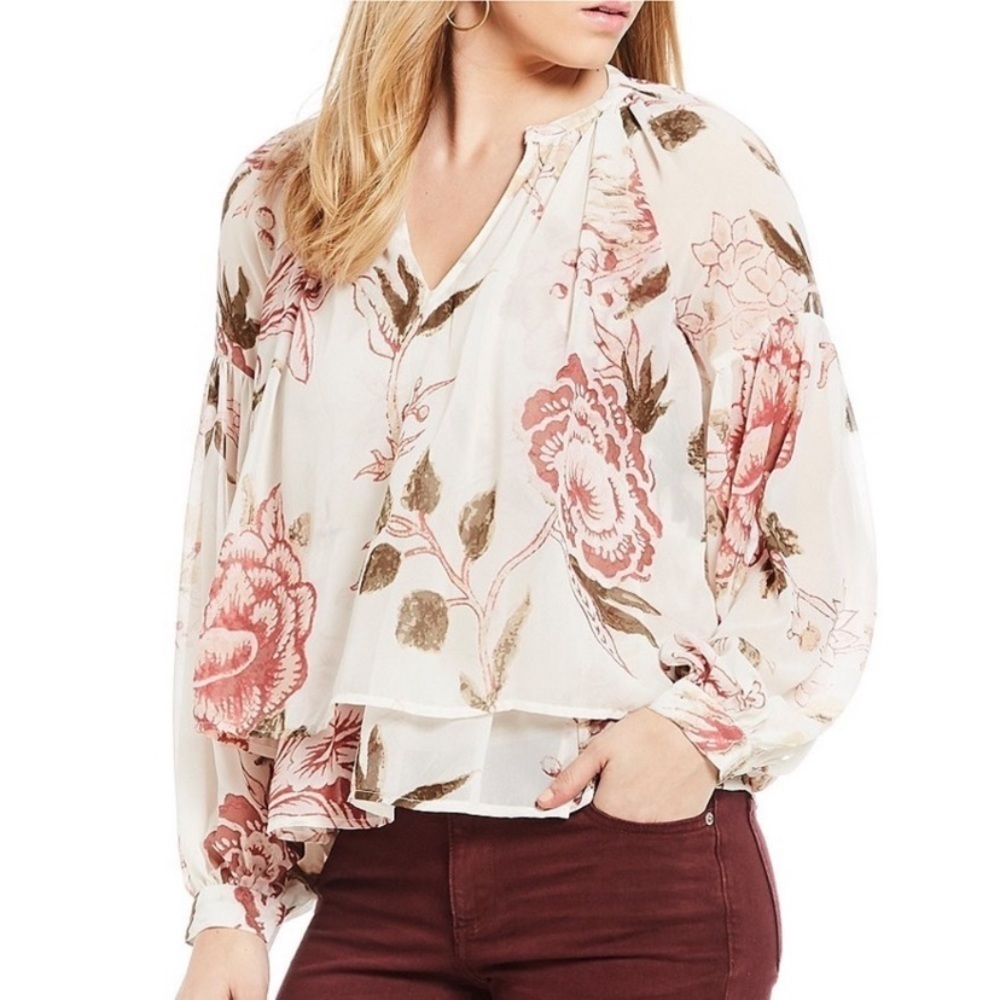 [Lucky Brand]  Floral Loose Blouse